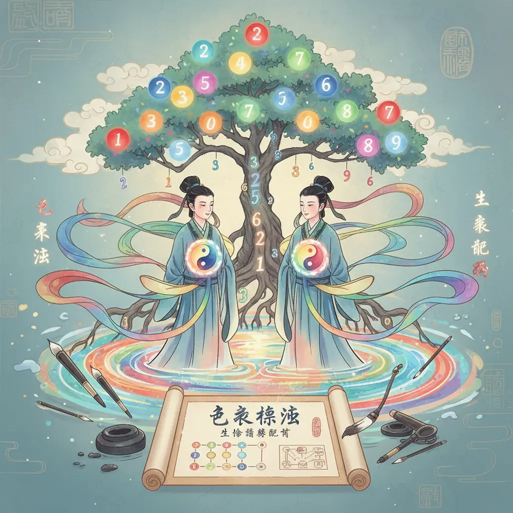 生命靈數配對 - 色彩療法